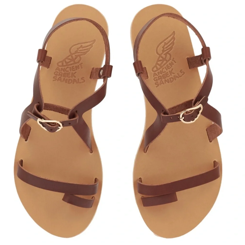 Ancient Greek Sandals Phoebe sandal in Cotto - Picture 3 of 10